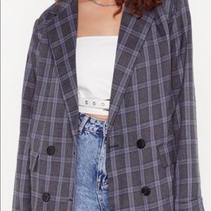 It’s Been One Check of a Day Oversized Blazer